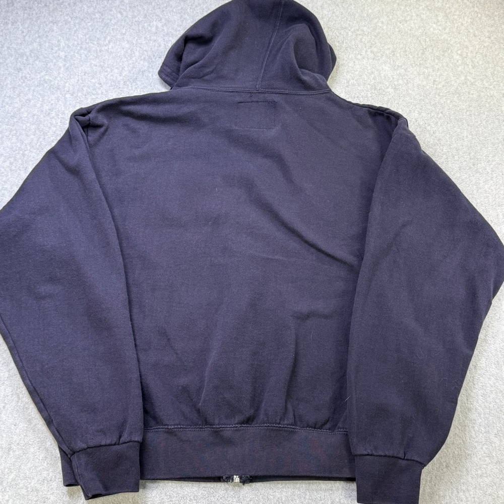 Hard Rock Cafe Gatlinburg Hoodie Zip Sweatshirt Navy Gray Logo XL - Picture 9 of 9